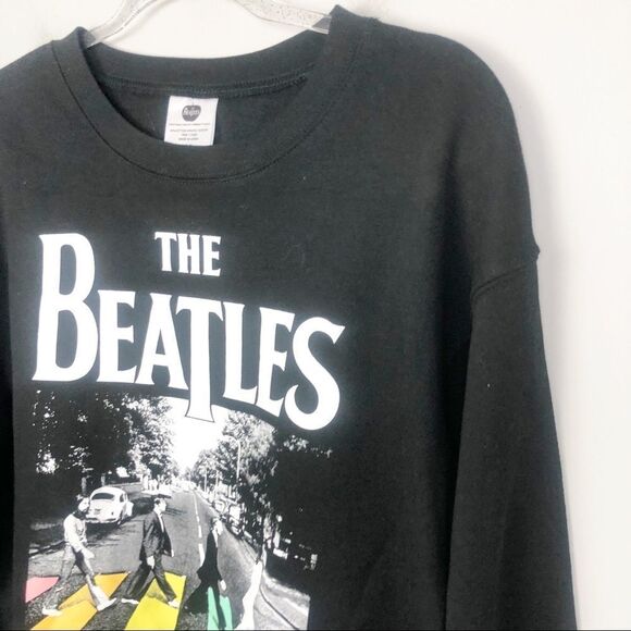 THE BEATLES | Band Crewneck Sweatshirt Album Cover Women’s Size Medium - Picture 3 of 8